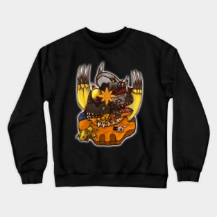 digimon get out from digivice! Crewneck Sweatshirt